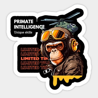 Primate intelligence Sticker